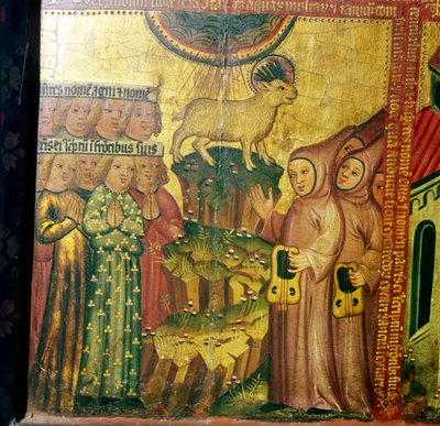 Lammet fra Sions berg, 1300-1400-tallet. av Master Bertram of Hamburg