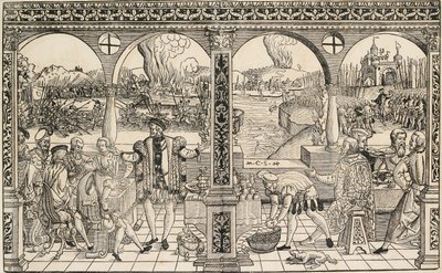 Historien til kurfyrst Friedrich I Palatine, c1500-tallet av Master CS