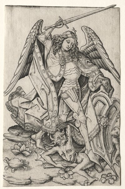 Saint Michael, tredje kvartal 1400-tallet. av Master E. S.