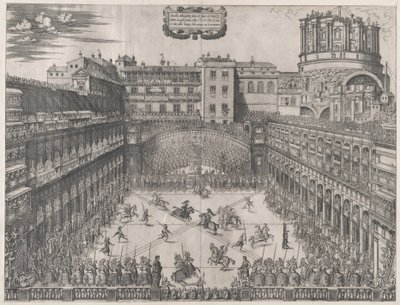 Mirror of Roman Magnificence: Vatikanets turnering, 1565., 1565. av Master HCB
