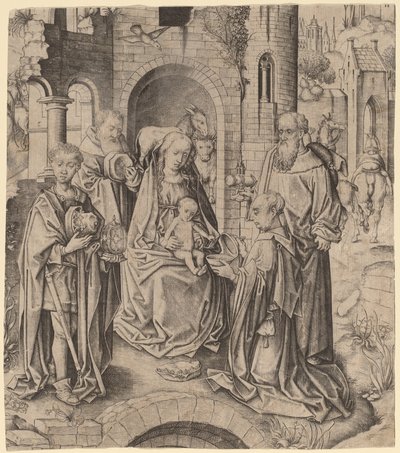 Tilbedelsen av magiene av Master I.A.M. of Zwolle