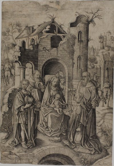 Tilbedelsen av magiene av Master I.A.M. of Zwolle