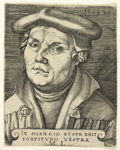 Portrett av Martin Luther av Master I.B.