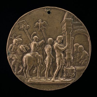 Mucius Scaevola, andre halvdel av 1400-tallet. av Master IO.FF.