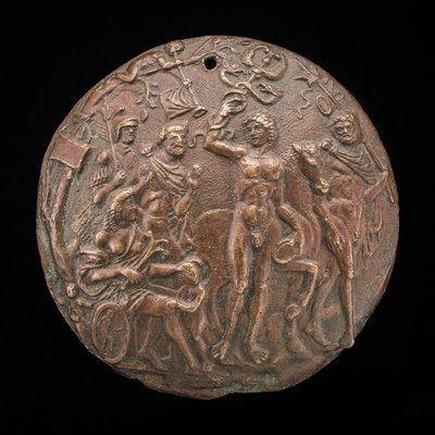 Phaedra og Hippolytus, andre halvdel av 1400-tallet. av Master IO.FF.