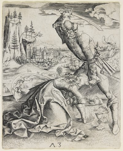 Halshugging av den hellige Barbara, ca. 1501 av Master MZ