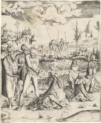 Martyrdommen til Saint Catherine av Master MZ