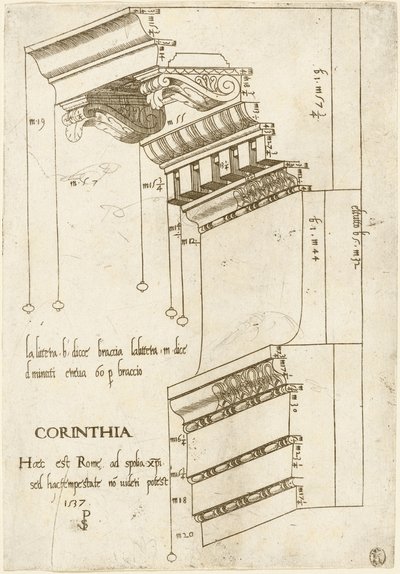 Entablatur fra Basilica Ulpia, Roma av Master PS