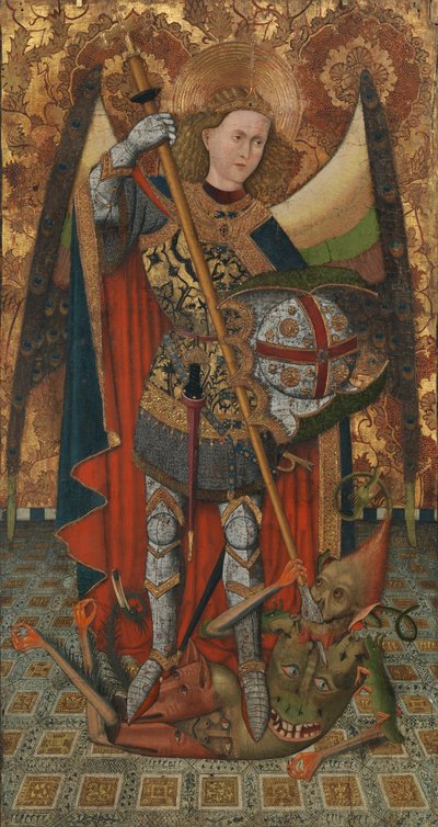 Saint Michael, 1450-1500. av Master of Belmonte