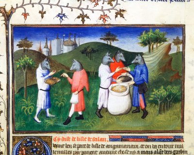 Hundehodede menn, sent på 1200-tallet, tidlig på 1400-tallet av Master of Boucicaut