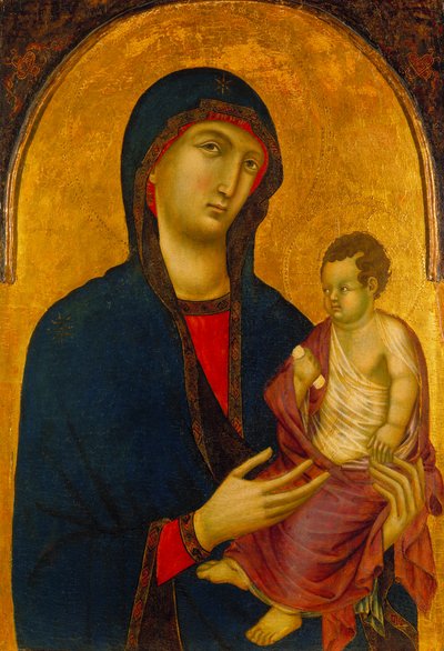 Madonna og barn, ca. 1305-20 (tempera på trepanel) av Master of Citta di Castello