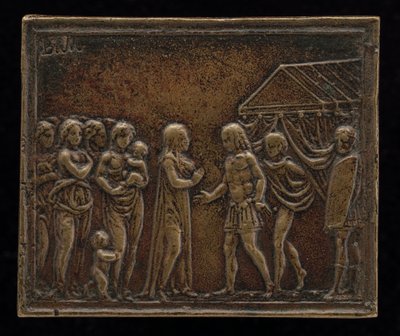 Coriolanus og kvinnene i Roma. av Master of Coriolanus