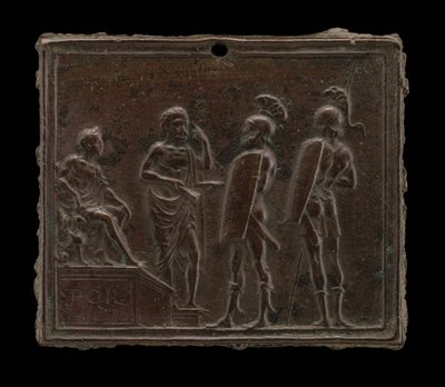 Forvisningen av Coriolanus. av Master of Coriolanus
