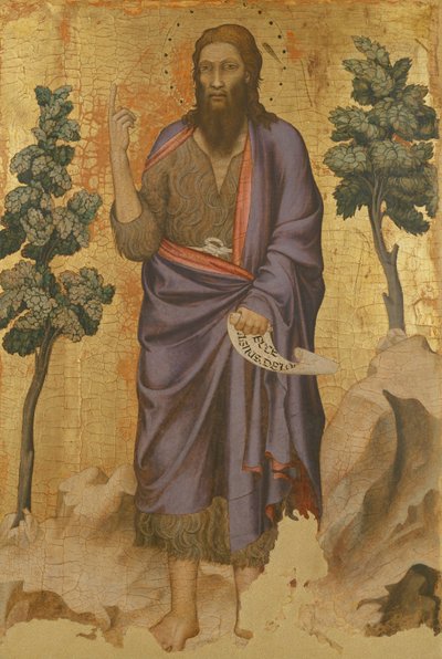 Døperen Johannes (maleri) av Master of Figline