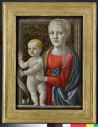 Madonna og barn, 1440-c.1450 av Master of Pratovecchio