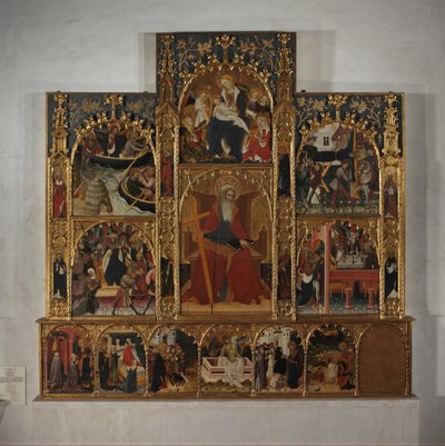Gjentalige med scener fra Saint Andrews liv, ca. 1420-30. av Master of Roussillon