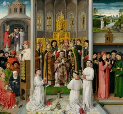 Scener fra livet til Saint Augustine of Hippo, ca. 1490. av Master of Saint Augustine
