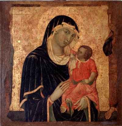 Jomfru med barn (maleri, ca 1350) av Master of Santa Maria di Castello