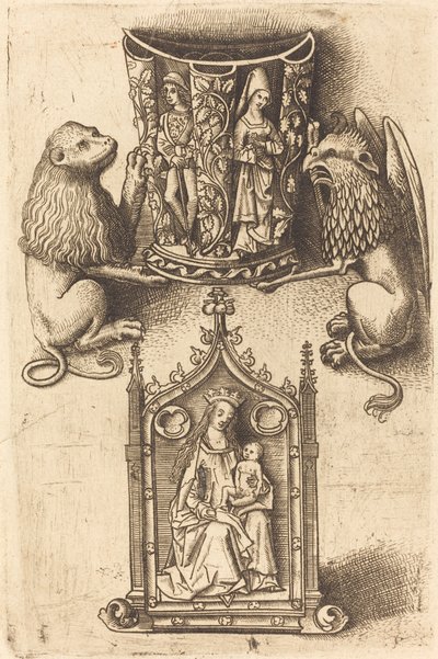 Design for et beger og en Pax av Master of St. Sebastian
