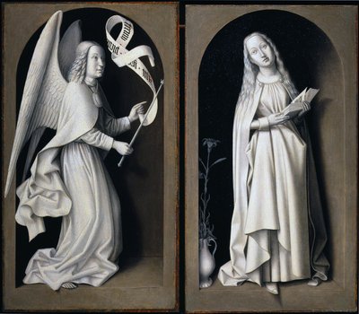 Bebudelsen, 1489 av Master of the Baroncelli Portraits