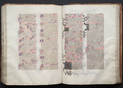 The Gotha Missal: Fol. 113r, tekst, ca. 1375. av Master of the Boqueteaux
