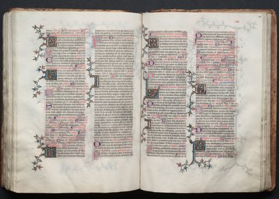 The Gotha Missal: Fol. 116r, tekst, ca. 1375. av Master of the Boqueteaux