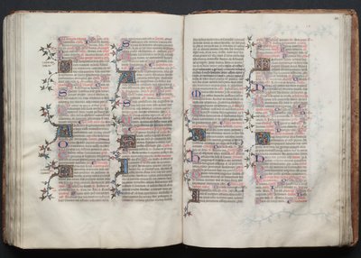 The Gotha Missal: Fol. 122r, tekst, ca. 1375. av Master of the Boqueteaux