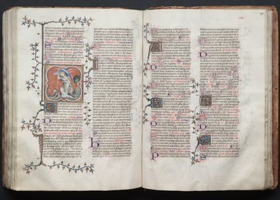 The Gotha Missal: Fol. 125r, tekst, ca. 1375. av Master of the Boqueteaux