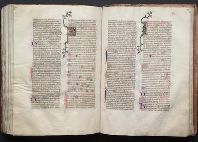 The Gotha Missal: Fol. 135r, tekst, ca. 1375. av Master of the Boqueteaux