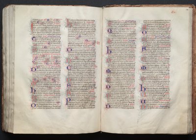 The Gotha Missal: Fol. 138r, tekst, ca. 1375. av Master of the Boqueteaux