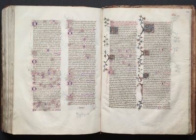 The Gotha Missal: Fol. 144r, tekst, ca. 1375. av Master of the Boqueteaux