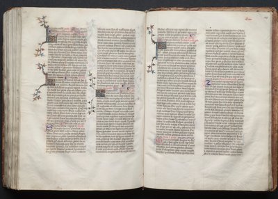 The Gotha Missal: Fol. 145r, tekst, ca. 1375. av Master of the Boqueteaux