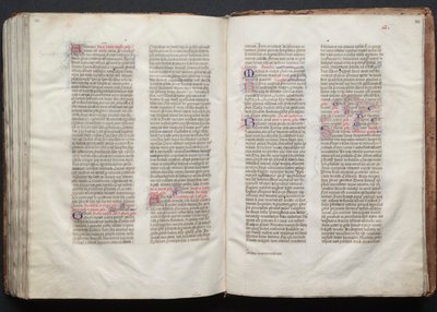 The Gotha Missal: Fol. 151v, tekst, ca. 1375. av Master of the Boqueteaux