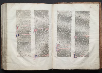 The Gotha Missal: Fol. 154r, tekst, ca. 1375. av Master of the Boqueteaux