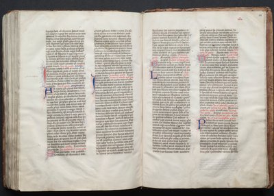 The Gotha Missal: Fol. 156r, tekst, ca. 1375. av Master of the Boqueteaux