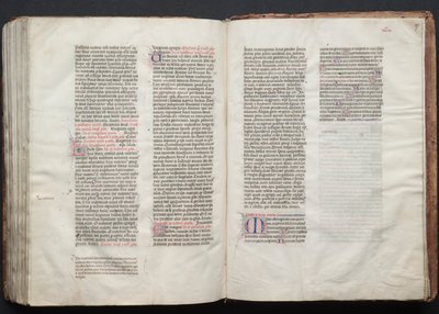 The Gotha Missal: Fol. 156v, tekst, ca. 1375. av Master of the Boqueteaux