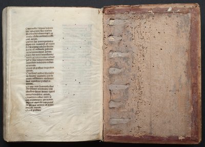 The Gotha Missal: Fol. 164v, tekst, ca. 1375. av Master of the Boqueteaux