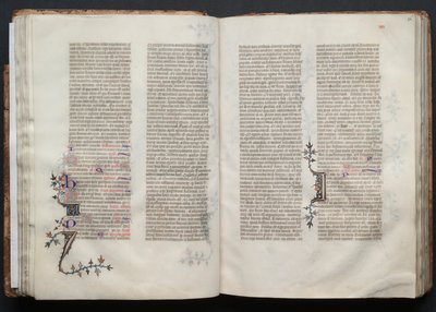 The Gotha Missal: Fol. 36r, tekst, ca. 1375. av Master of the Boqueteaux