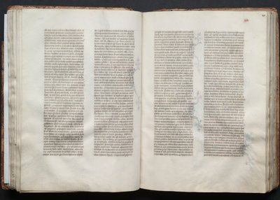 The Gotha Missal: Fol. 45r, tekst, ca. 1375. av Master of the Boqueteaux