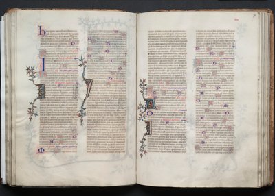 The Gotha Missal: Fol. 70r, tekst, ca. 1375. av Master of the Boqueteaux