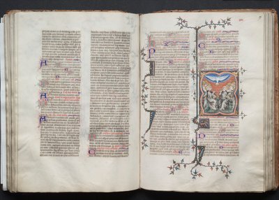 The Gotha Missal: Fol 79r, Pinsen, ca. 1375. av Master of the Boqueteaux