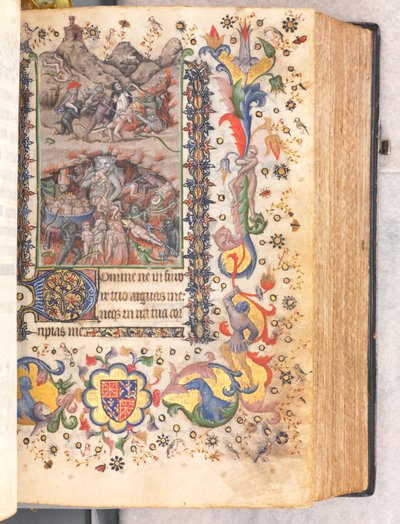 Timer for Karl den adelige, konge av Navarra 1361-1425: fol. 106r, siste dom, ca. 1405. av Master of the Brussels Initials and Associates