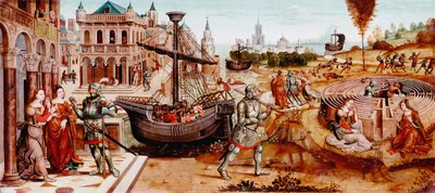 Historien om Thesevs, midten av 1400-tallet av Master of the Cassoni