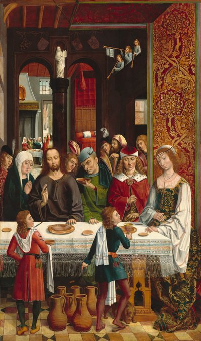 Ekteskapet i Kana, ca. 14951497. av Master of the Catholic Kings
