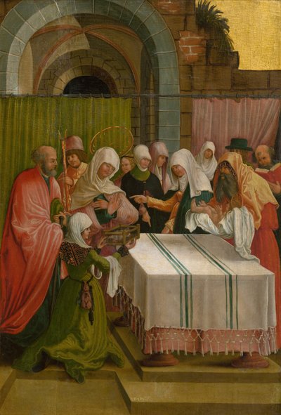 Presentasjonen av Jesus ved tempelet, 1519. av Master of the Danube School