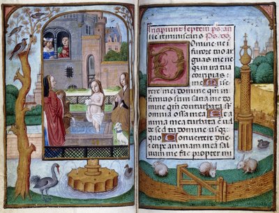 Batseba, ca. 1490 av Master of the Dresden Prayer Book
