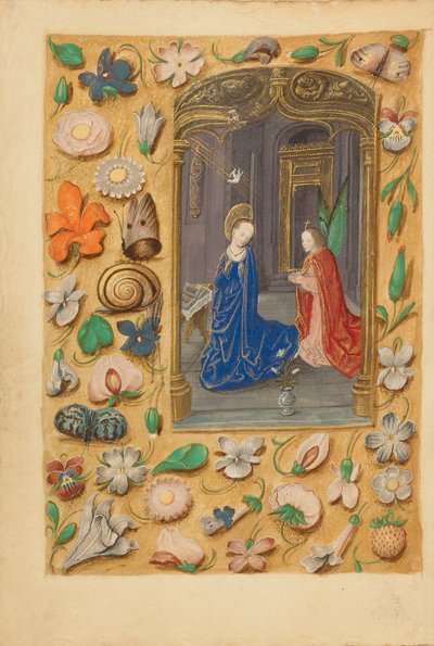 Bebudelsen av Master of the Dresden Prayer Book