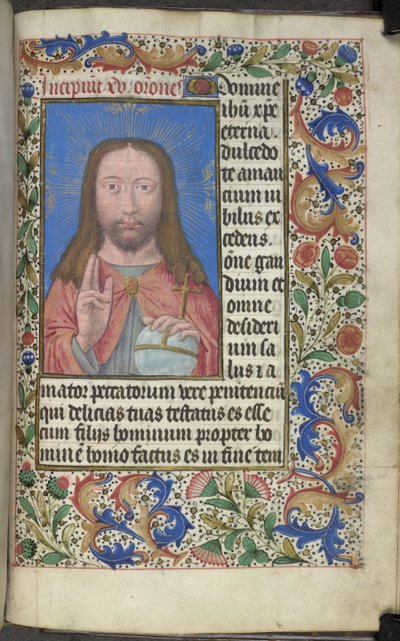 Kristi velsignelse av Master of the Dresden Prayer Books