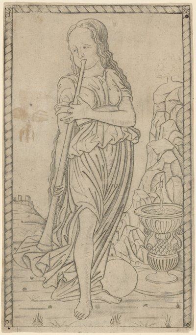 Caliope (Calliope) av Master of the E Series Tarocchi