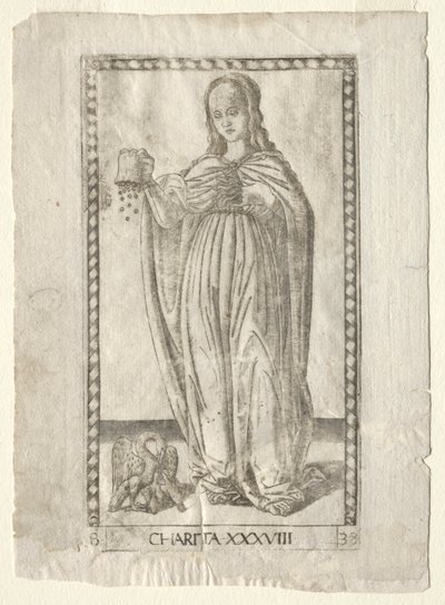 Veldedighet (fra Tarocchi, serie B: Cosmic Principles and Virtues, #38) av Master of the E Series Tarocchi